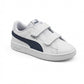 Tenis Casual Para Niño Puma Rickie Classic V Blanco Gris Ab0701