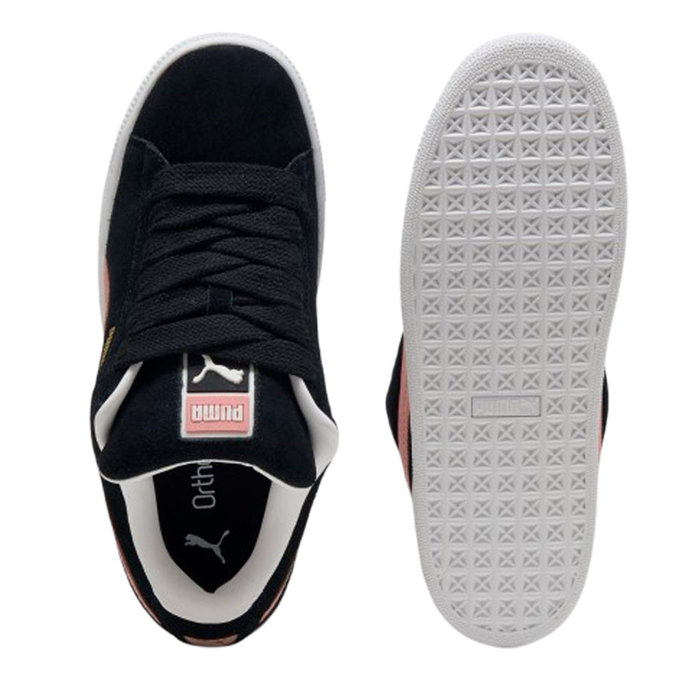 Tenis Casual Para Caballero Puma Suede XL Negro Rosa Ab0701