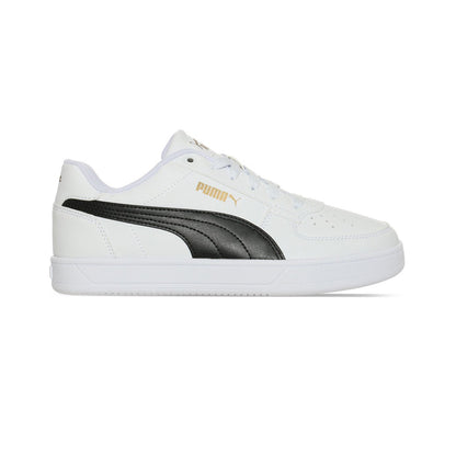 Tenis Casual Para Caballero Puma Caven 2.0 Blanco Negro Oro Ab0701