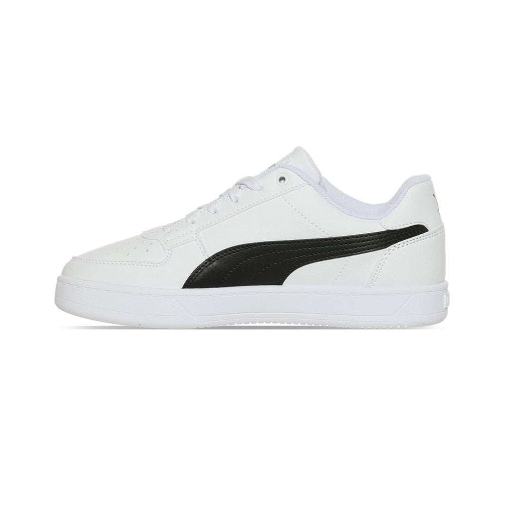 Tenis Casual Para Caballero Puma Caven 2.0 Blanco Negro Oro Ab0701