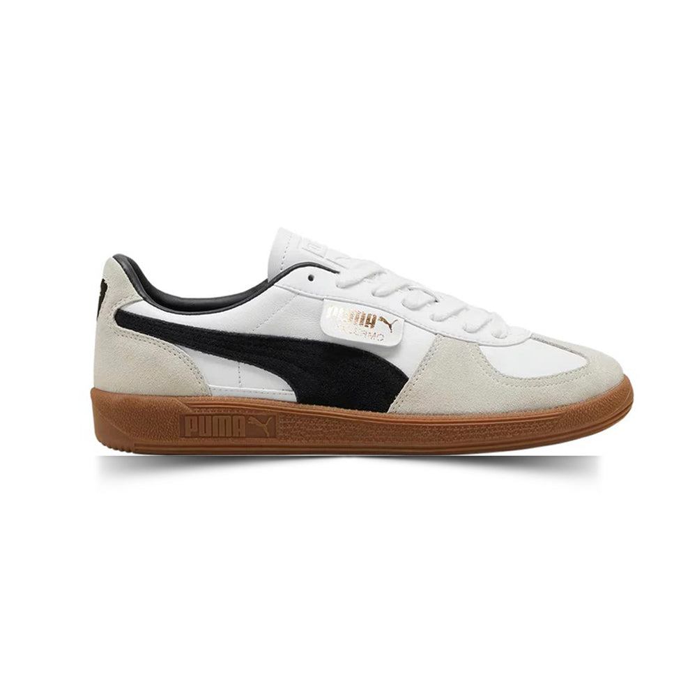 Tenis Casual Para Caballero Puma Palermo Blanco Negro Gris Ab0701