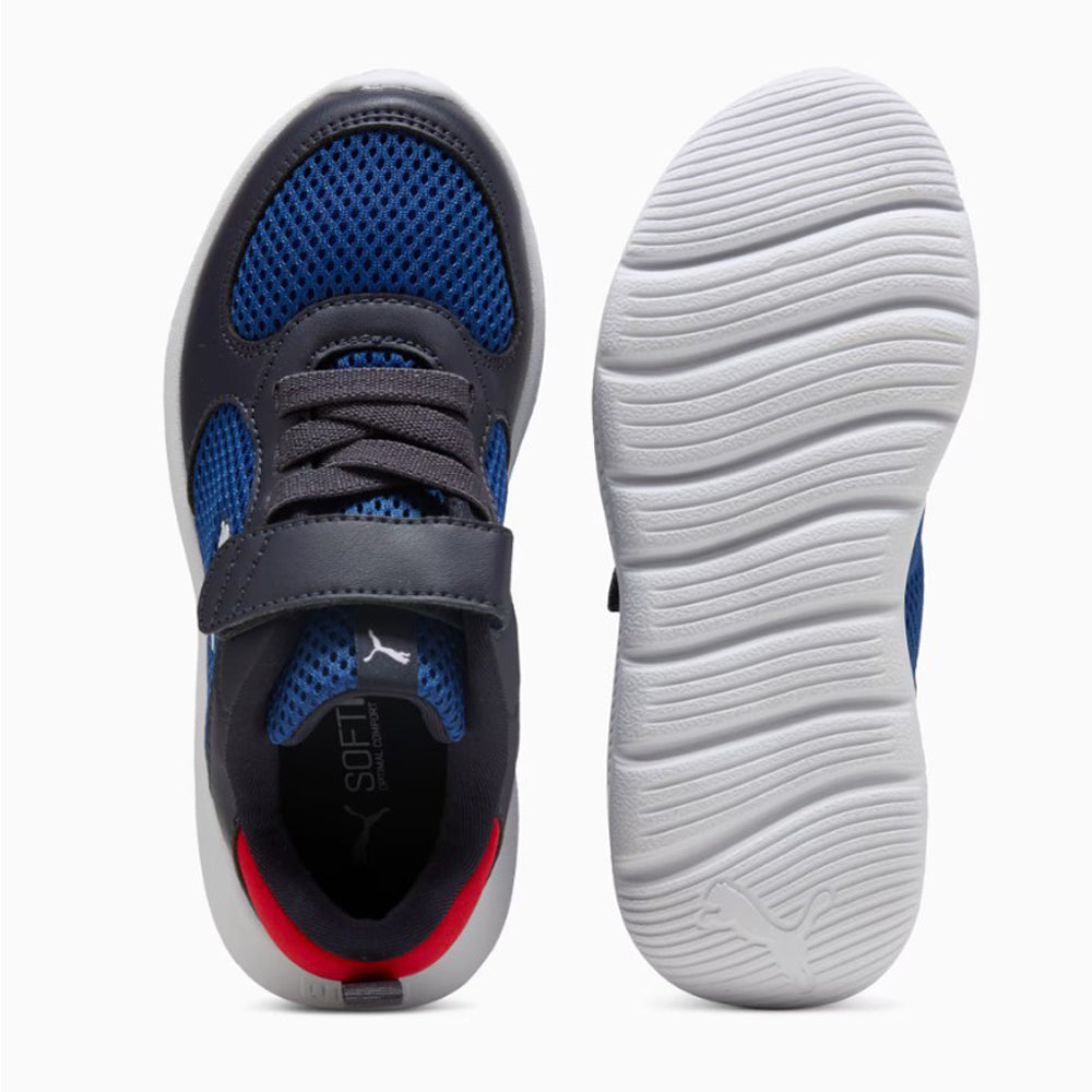 Tenis Deportivo Para Niño Puma Fun Racer 2 Marino Blanco Rey Ab0701
