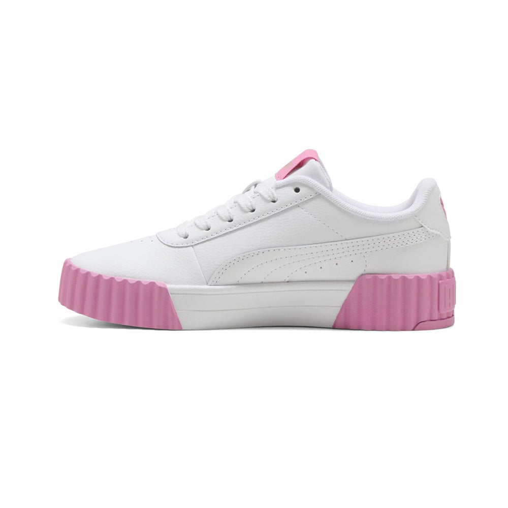 Tenis Casual Para Dama Puma Carina 3.0 Jr Blanco Mauve Oro Ab0701