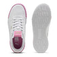 Tenis Casual Para Dama Puma Carina 3.0 Jr Blanco Mauve Oro Ab0701