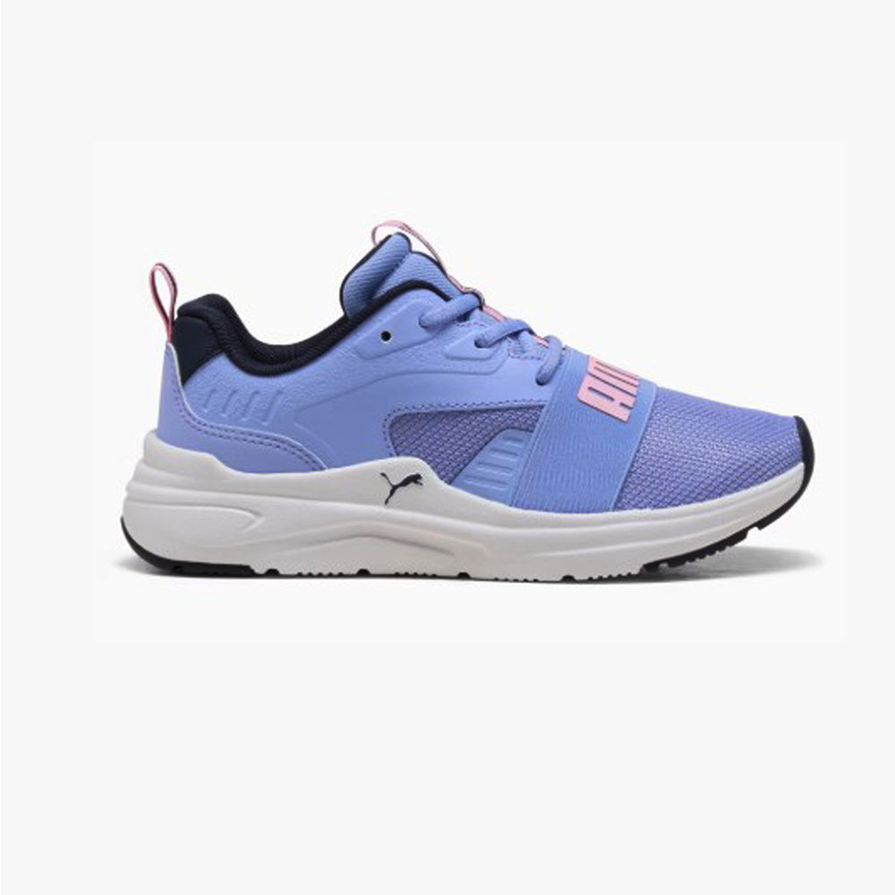 Tenis Deportivo Para Dama Puma Softride Wired 2 Jr Lavanda Blanco Ab0701