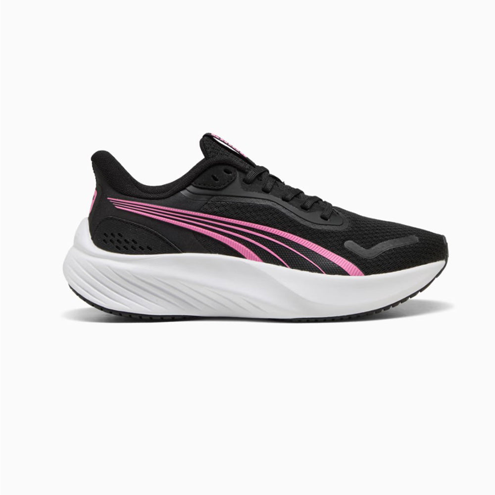 Tenis Deportivo Para Dama Puma Pounce Lite Jr Negro Rosa Blanco Ab0701