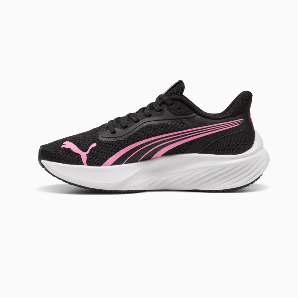 Tenis Deportivo Para Dama Puma Pounce Lite Jr Negro Rosa Blanco Ab0701