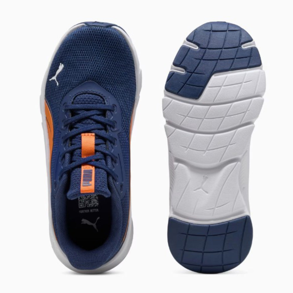 Tenis Deportivo Para Dama Puma Flex Focus Lite Azul Naranja Ab0701