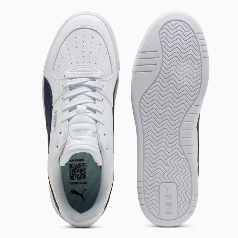 Tenis Casual Para Caballero Puma Caven III Blanco Marino Ab0701