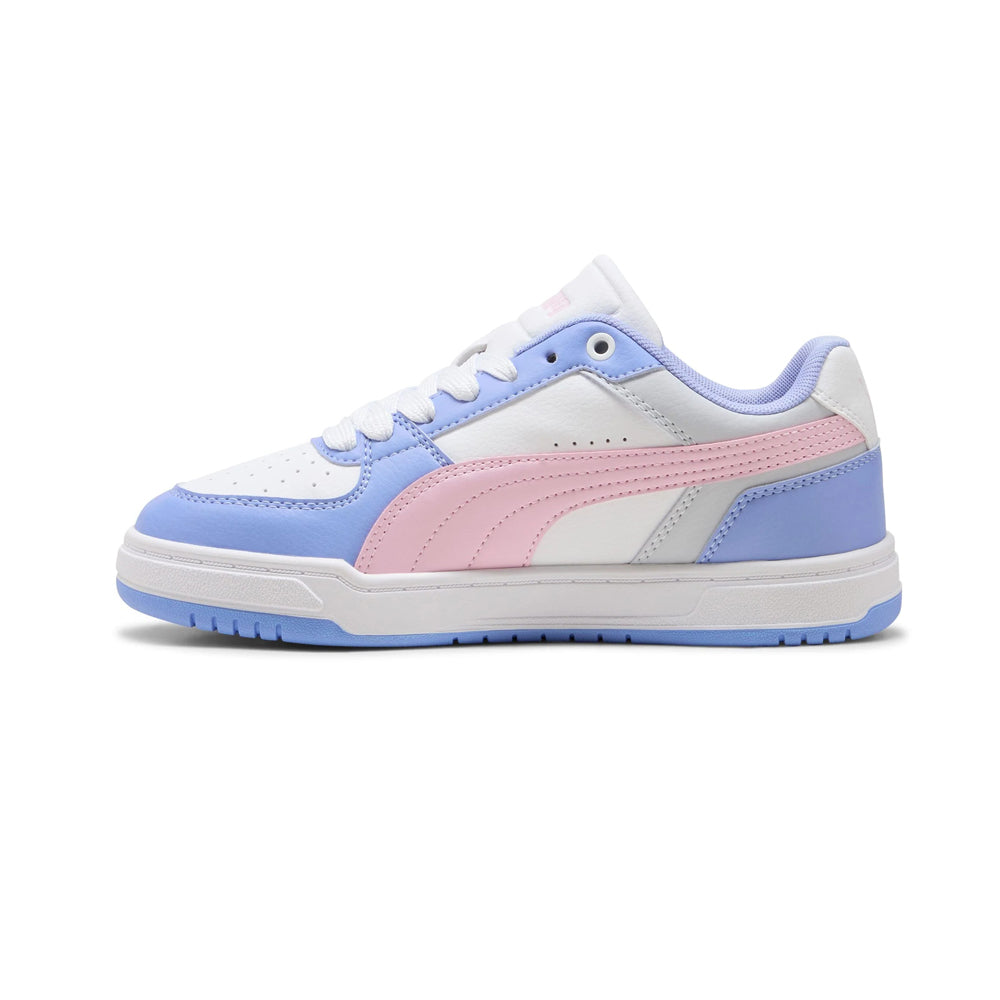 Tenis Casual Para Dama Puma Caven III Block Jr Lavanda Rosa Blanco Ab0701