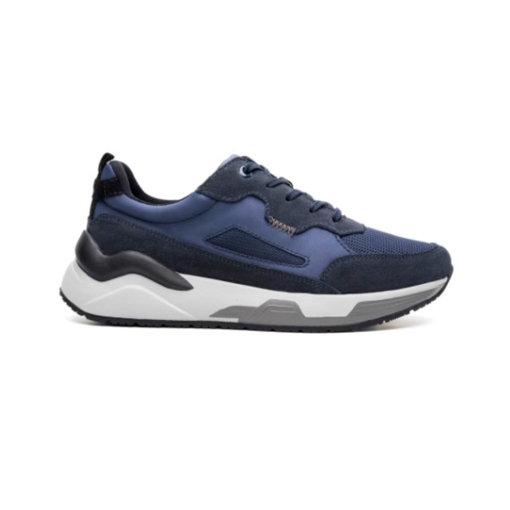 Sneaker Urbano Para Caballero Flexi 408801 Azul Ab0701