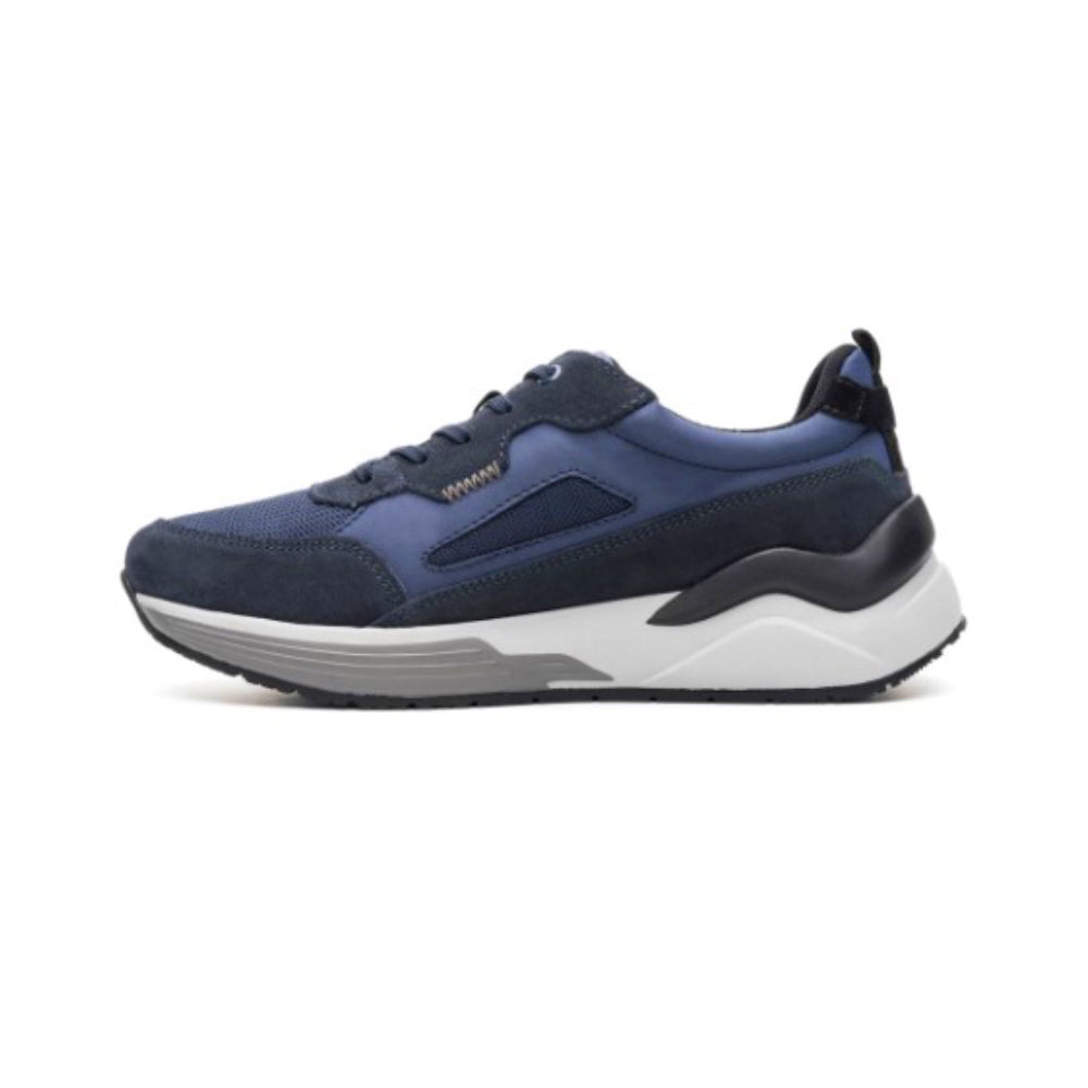 Sneaker Urbano Para Caballero Flexi 408801 Azul Ab0701