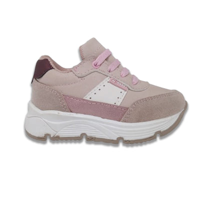 Tenis Casual Para Niña Mini Papos 41336 Mauve Ab0701