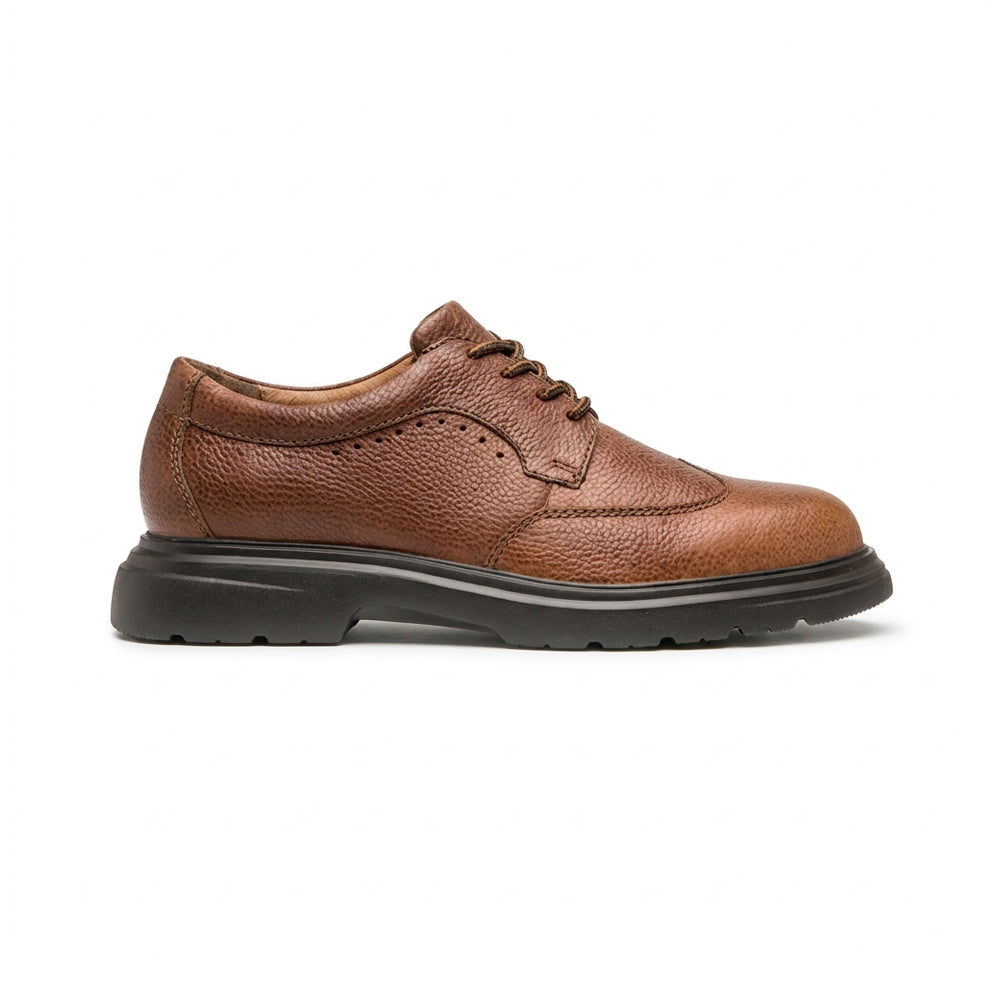 Derby Casual Para Caballero Flexi 418507 Tan Ab0701