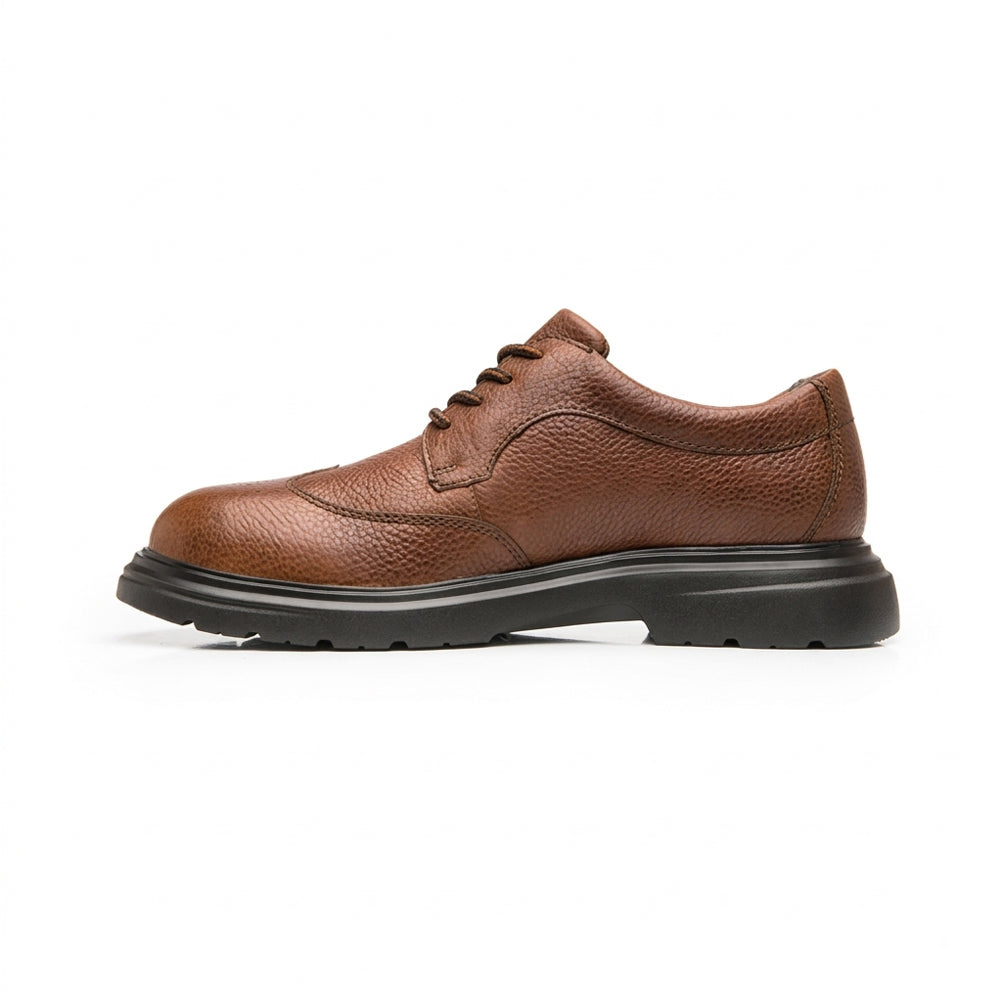 Derby Casual Para Caballero Flexi 418507 Tan Ab0701