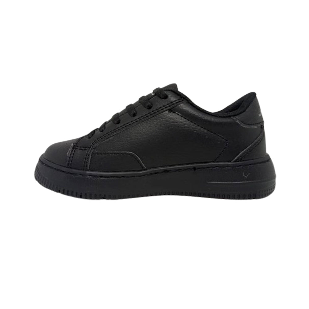 Tenis Casual Para Niño Janlo 6024 Negro Ab0701