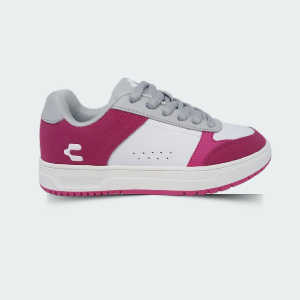 Tenis Casual Para Dama Charly 43164 Blanco Rosa Ab0701