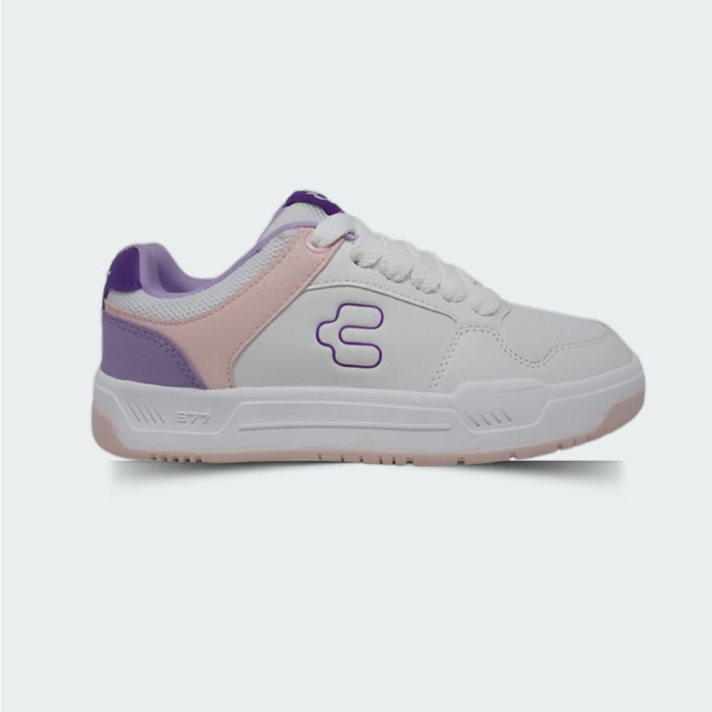 Tenis Casual Para Dama Charly 43213 Blanco Multicolor Ab0701