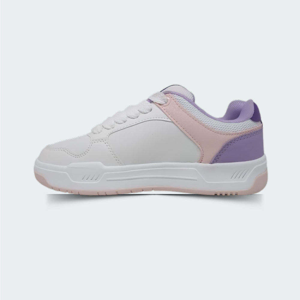 Tenis Casual Para Dama Charly 43213 Blanco Multicolor Ab0701