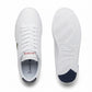 Tenis Casual Para Caballero Lacoste Power Court Blanco Marino Rojo Ab0701