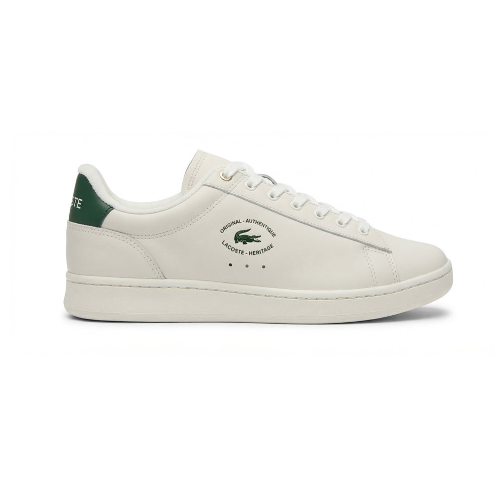 Tenis Casual Para Caballero Lacoste Carnaby Set Blanco Verde Ab0701
