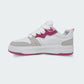 Tenis Casual Para Dama Charly 50597 Blanco Rosa Ab0701