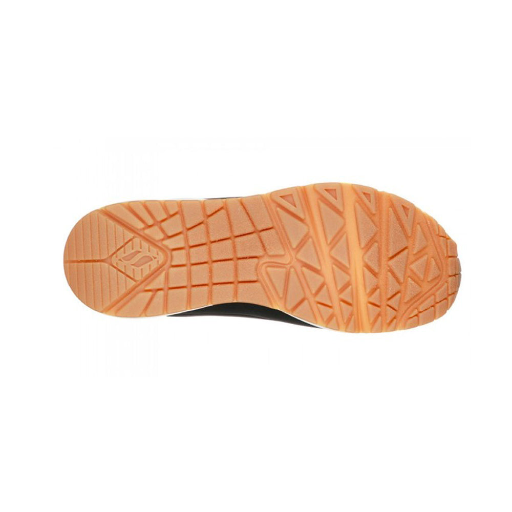 Tenis Deportivo Para Caballero Skechers 52458 Negro Blanco Ab0701