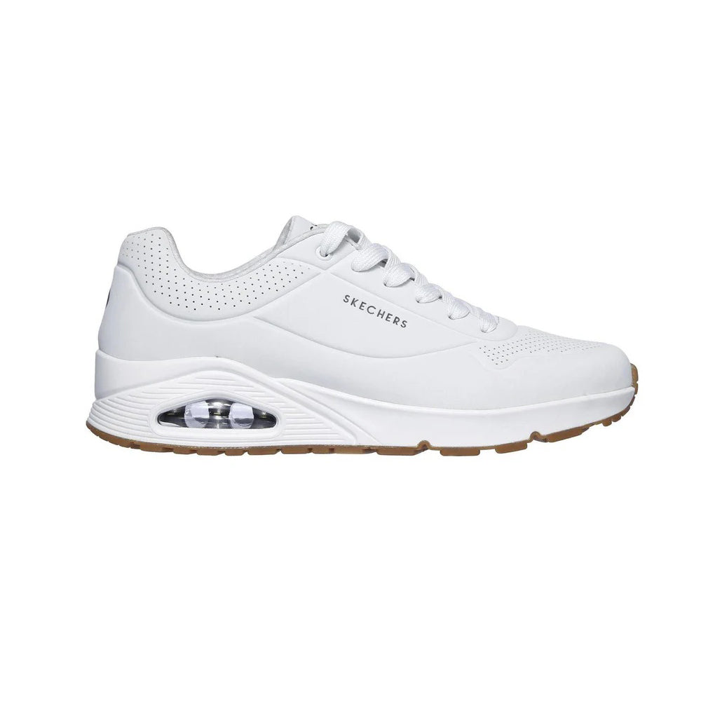 Tenis Deportivo Para Caballero Skechers 52458 Blanco Ab0701