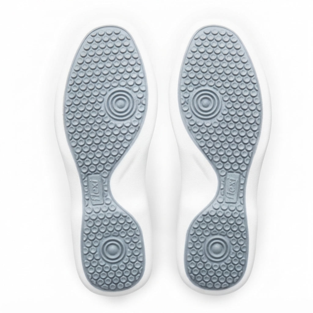 Zapato Para Dama Flat De Servicio / Clinico Flexi 5807 Blanco Ab0701