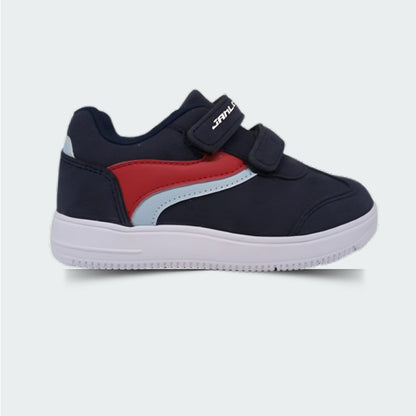 Tenis Casual Para Niño Janlo 6092 Marino Rojo Ab0701