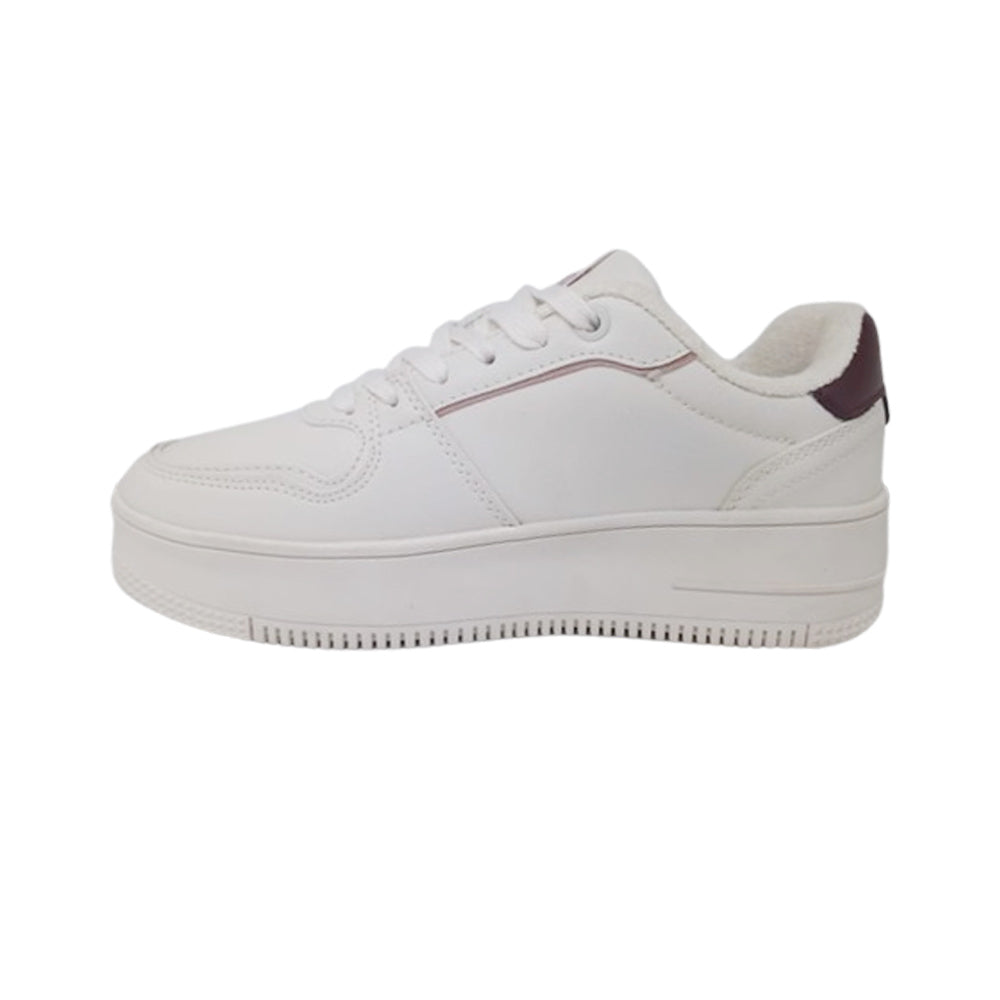 Tenis Casual Para Dama Capa De Ozono 610903 Latte Rosa Ab0701