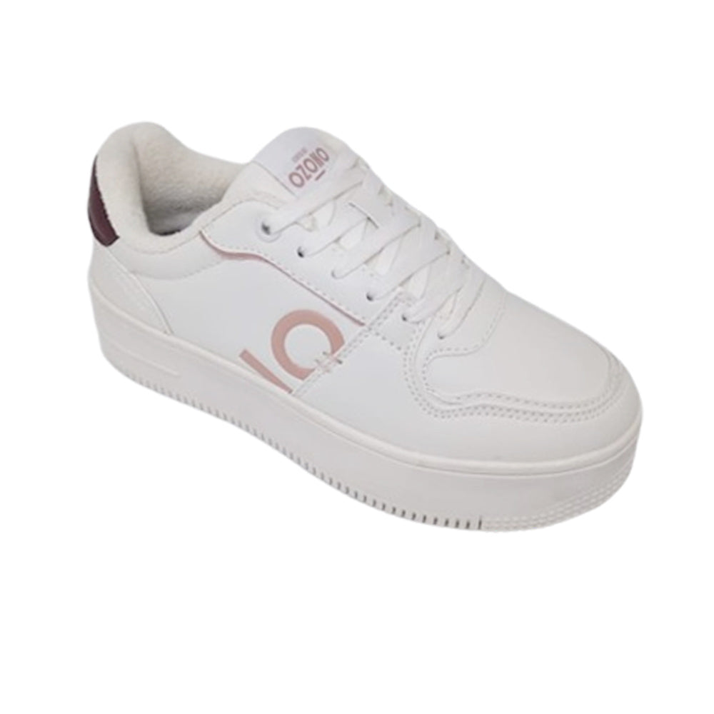 Tenis Casual Para Dama Capa De Ozono 610903 Latte Rosa Ab0701