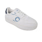 Tenis Casual Para Dama Capa De Ozono 610903 Blanco Azul Ab0701