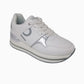 Tenis Casual Para Dama Capa De Ozono 616801 Blanco Plata Ab0701