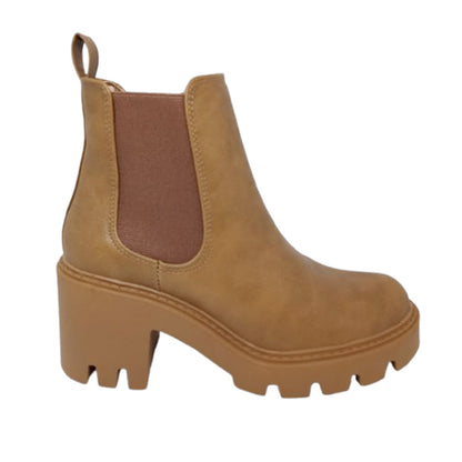 Bota Para Dama Capa De Ozono 619202 Camel Ab0701
