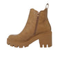 Bota Para Dama Capa De Ozono 619202 Camel Ab0701