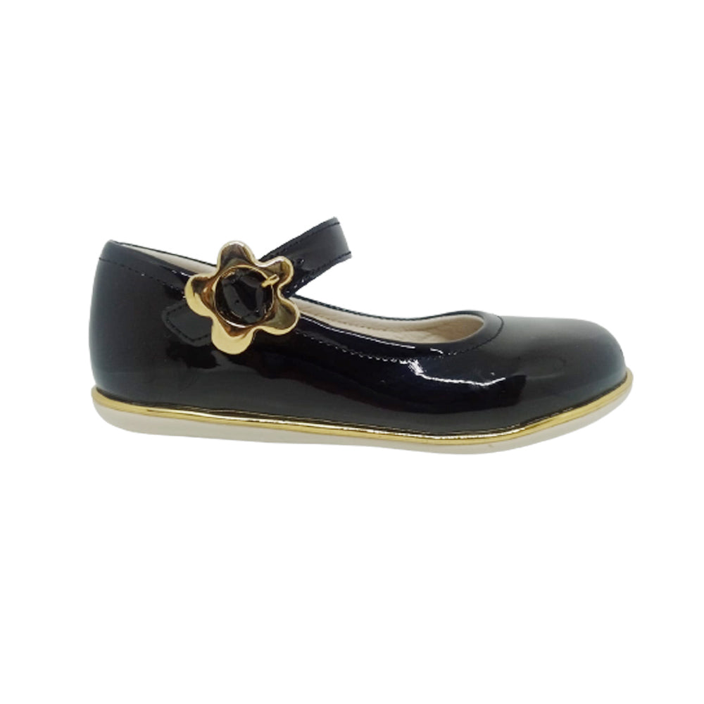 Zapatos Casual Para NiñaChabelo 64207 Negro Charol Ab0701