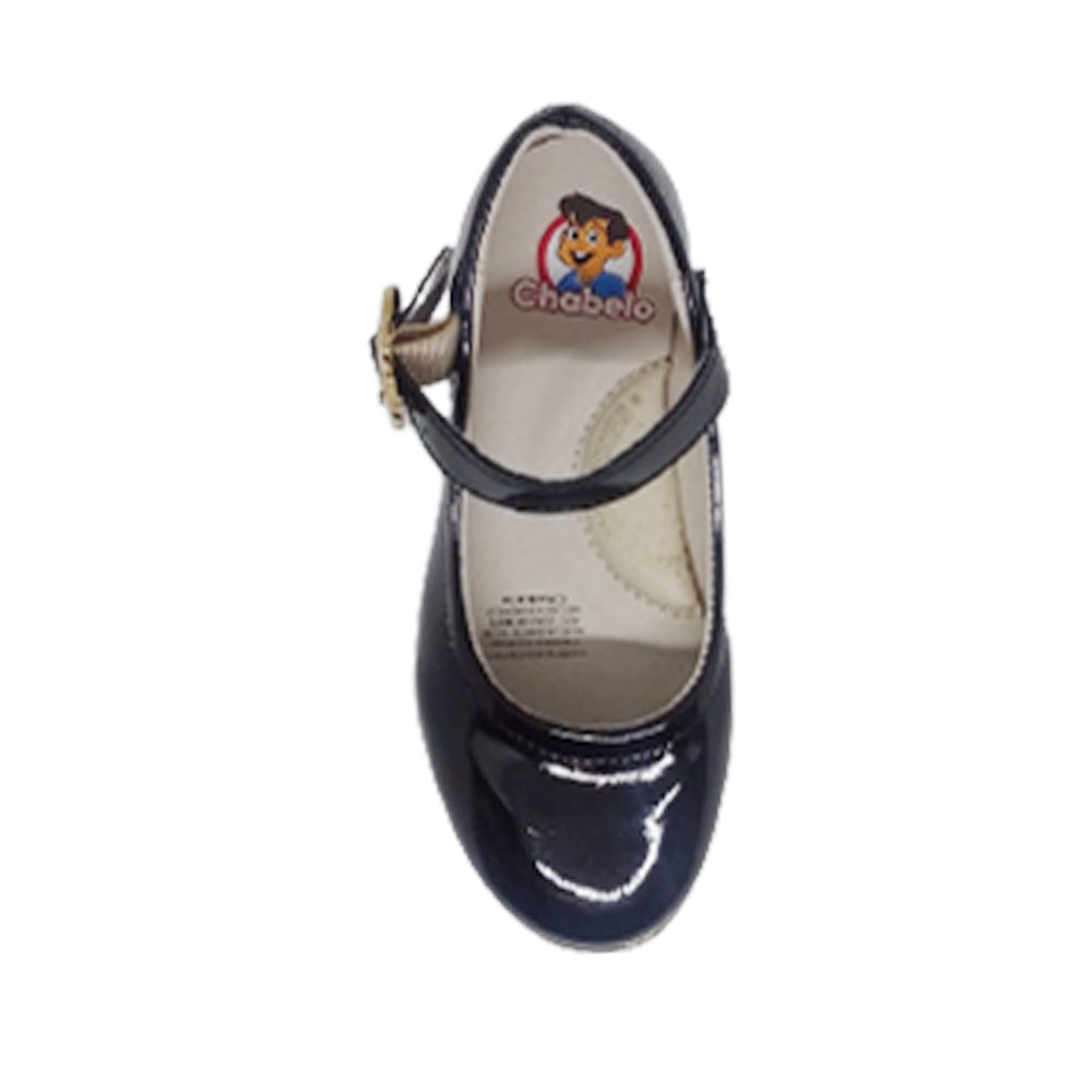 Zapatos Casual Para NiñaChabelo 64207 Negro Charol Ab0701
