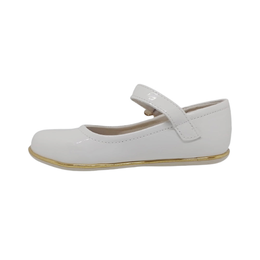 Zapato Casual Para Niña Chabelo 64207 Latte Oro Ab0701