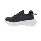 Tenis Deportivo Para Niño Charly 65197 Negro Blanco Coral Ab0701