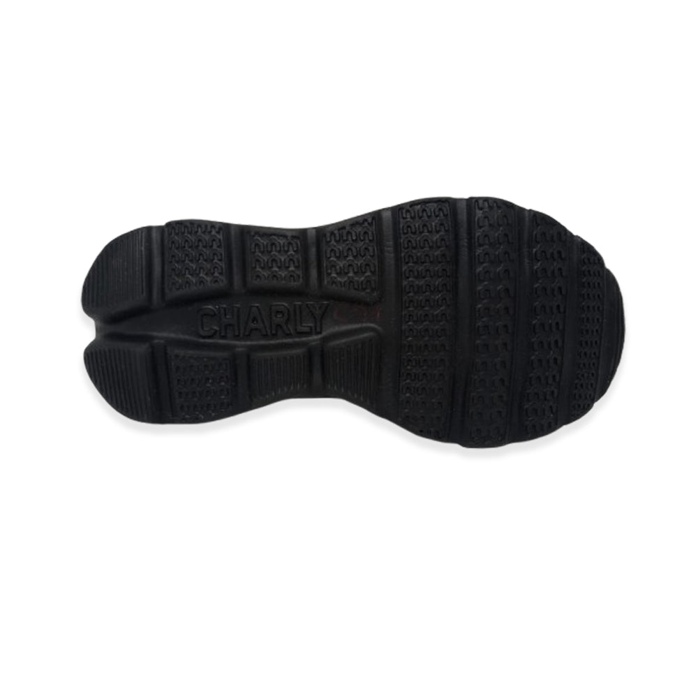 Tenis Deportivo Para Niño Charly 65275 Negro Ab0701