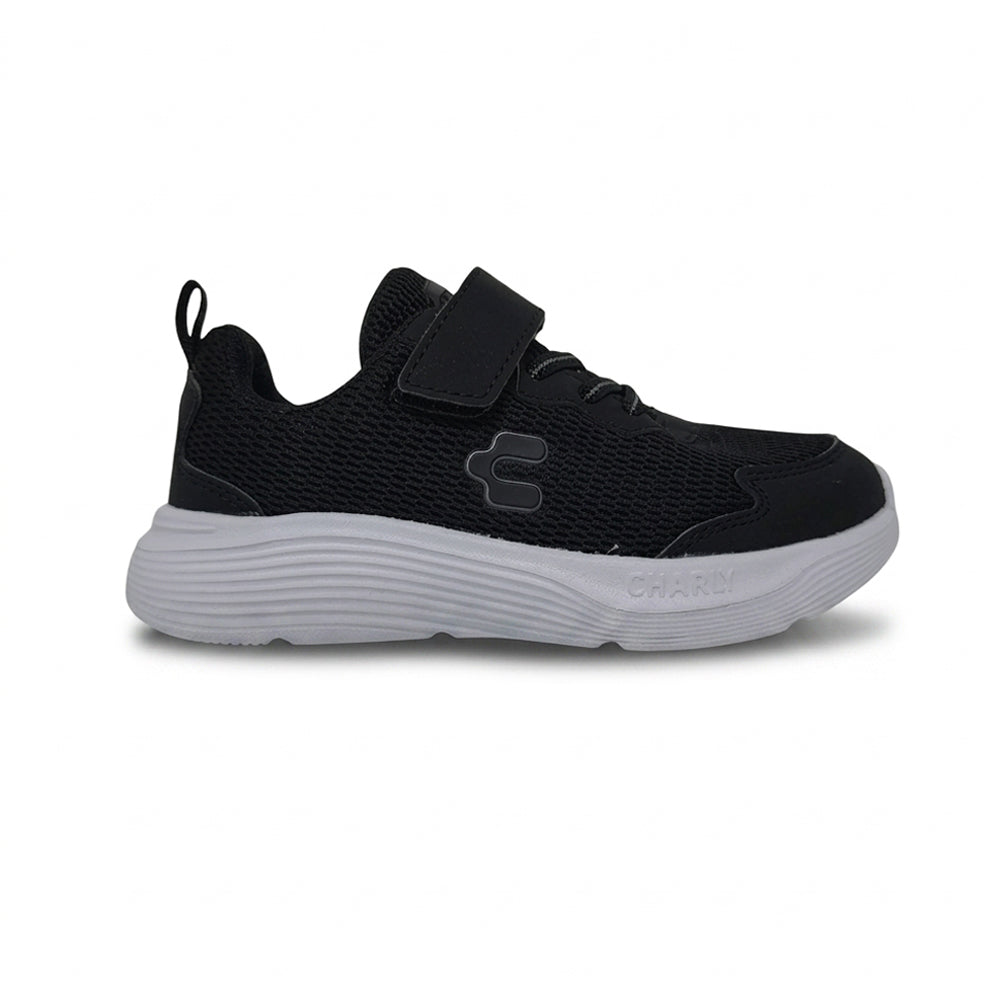 Tenis Deportivos Para Niño Charly 65611 Negro Ab0701