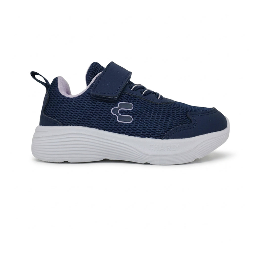 Tenis Deportivo Para Niña Charly 65612 Marino Lila Ab07010