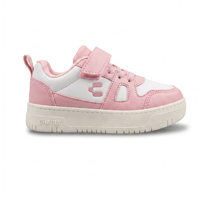 Tenis Casual Para Niña Charly 65614 Rosa Blanco Ab0701