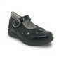 Zapato Para Niña Hurisa 671 Negro Charol Ab0701