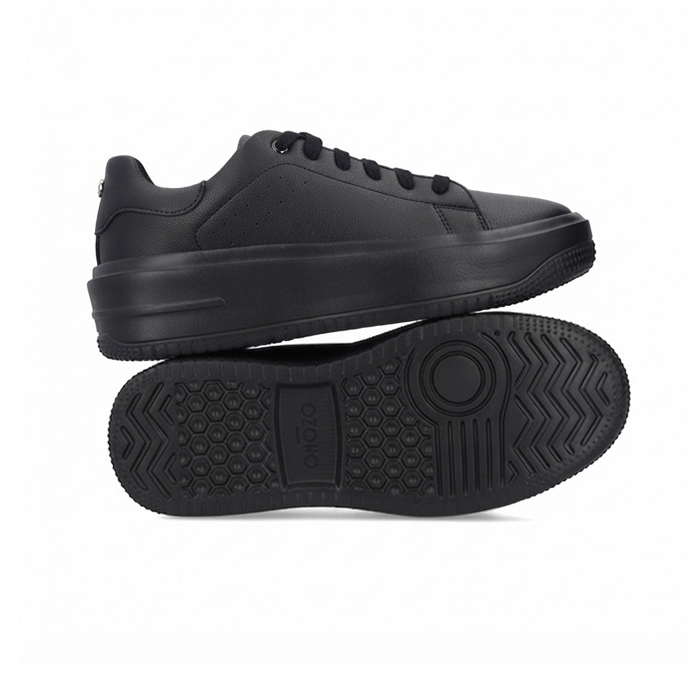 Tenis Casual Para Dama Capa De Ozono 672201 Negro Ab0701