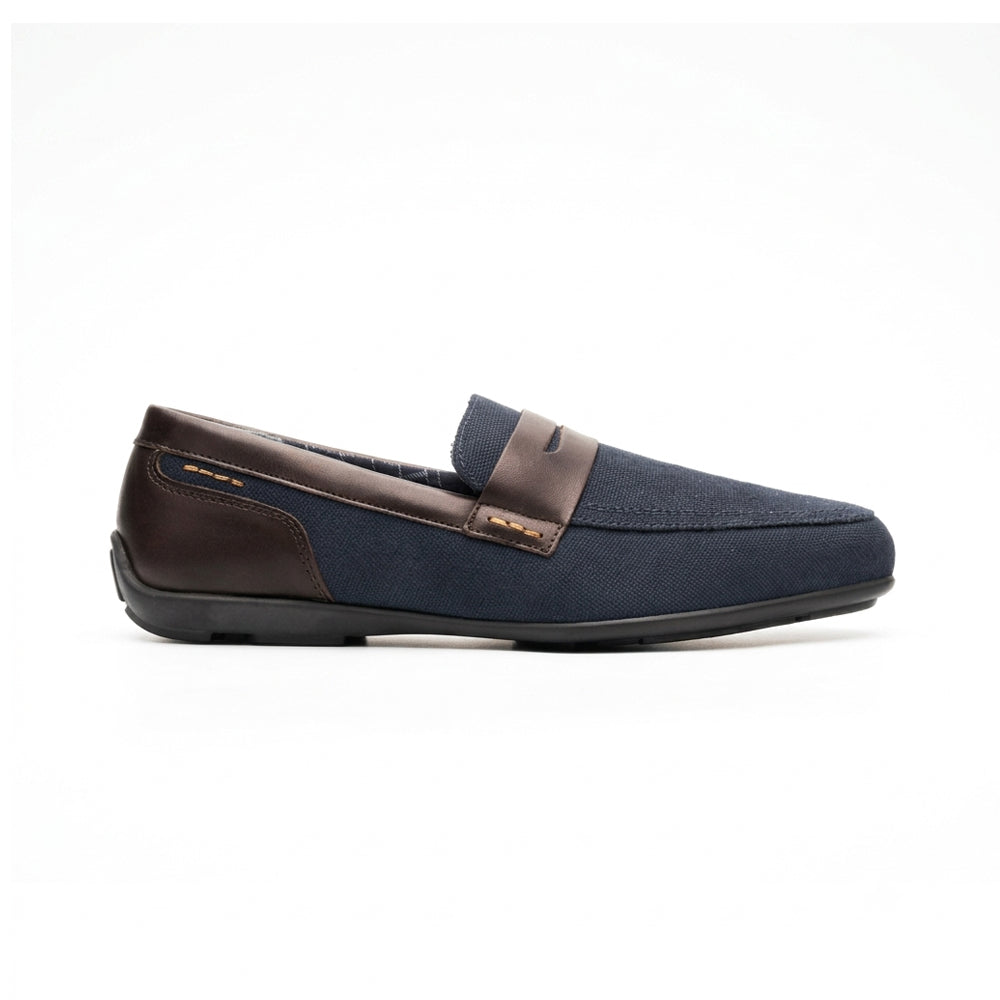 Mocasín Casual Para Caballero Flexi 68617 Azul Ab0701