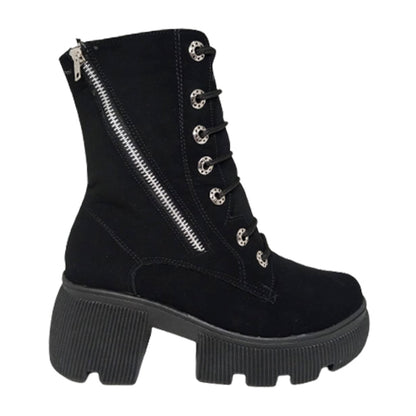 Bota Para Dama Fredel´s 71460 Negro Buck Ab0701