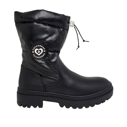 Bota Para Dama Cachorros 72450 Negro Ab0701