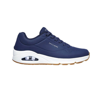 Tenis Deportivo Para Dama Skechers 73690 Marino Blanco Ab0701